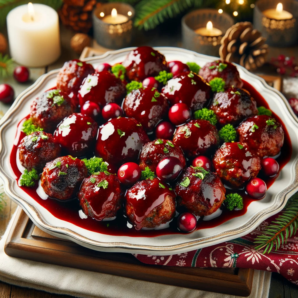 Deliciously Unique: Cranberry Glazed BBQ Meatballs Recipe