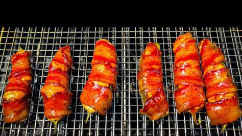 BBQ Glazed Bacon-Wrapped Jalapeño Poppers Recipe