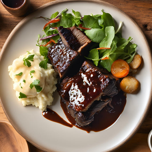 BBQ Braised Short Ribs with SGT Hart's BBQ Sauce