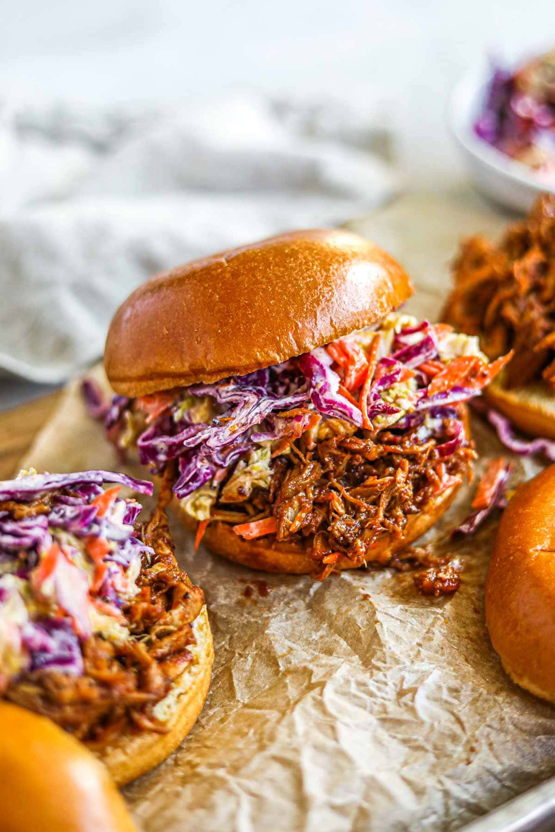 BBQ Pulled Chicken Sliders