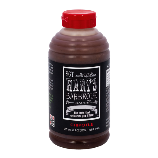 SGT Hart's Chipotle BBQ Sauce, 22.4oz