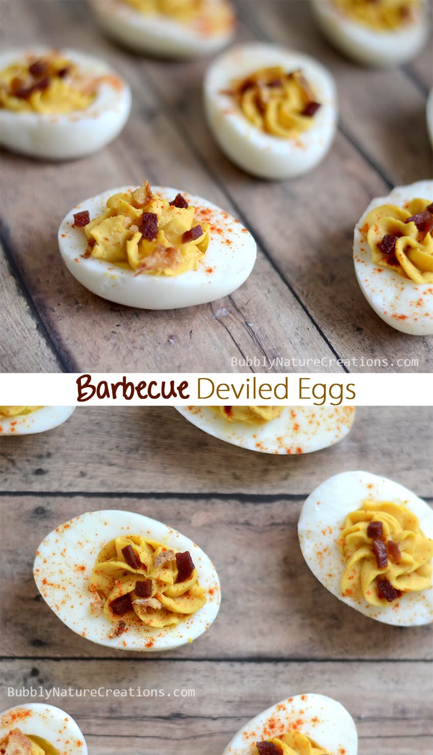 Barbecue Deviled Eggs