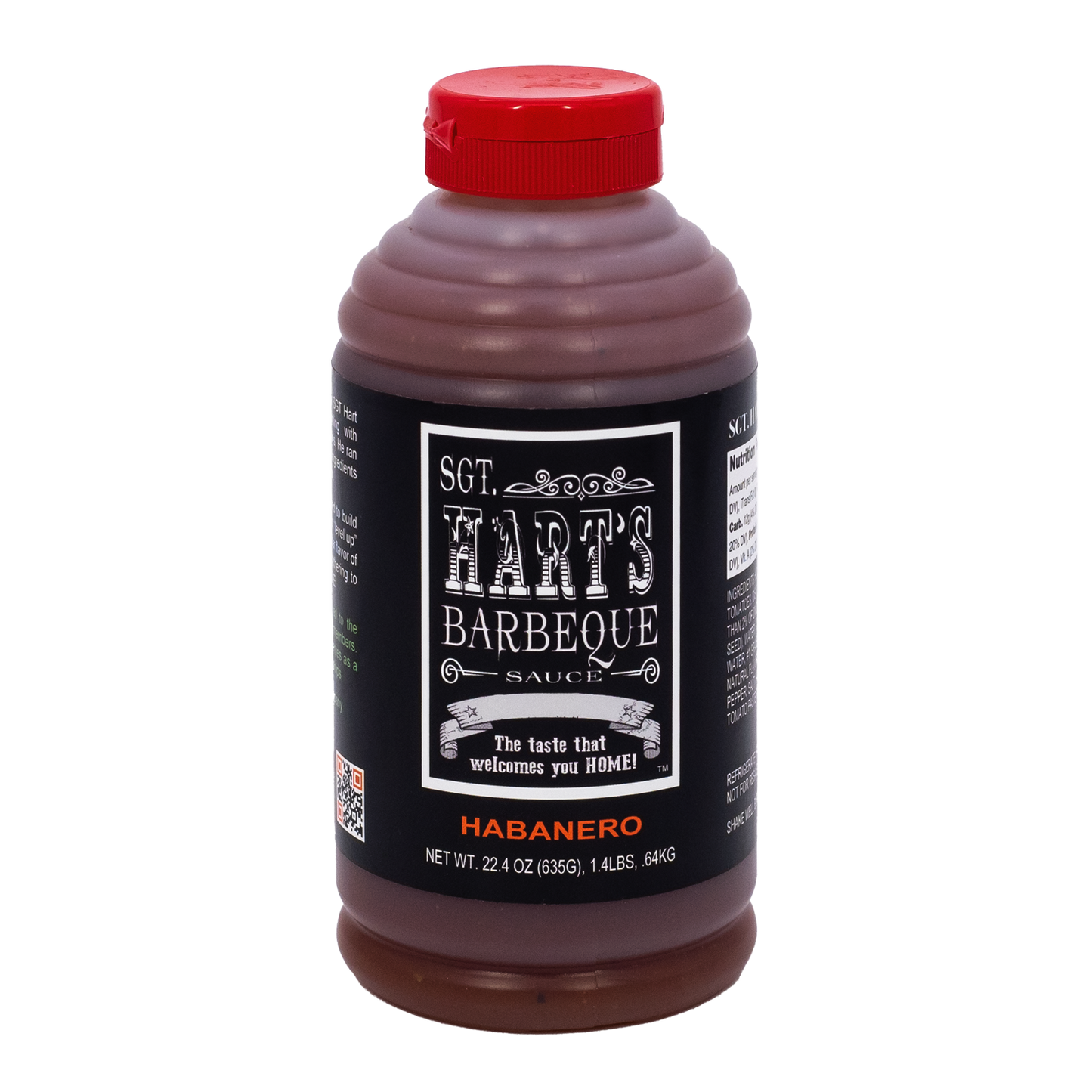 SGT. Hart's Barbeque Sauce Habanero Front
