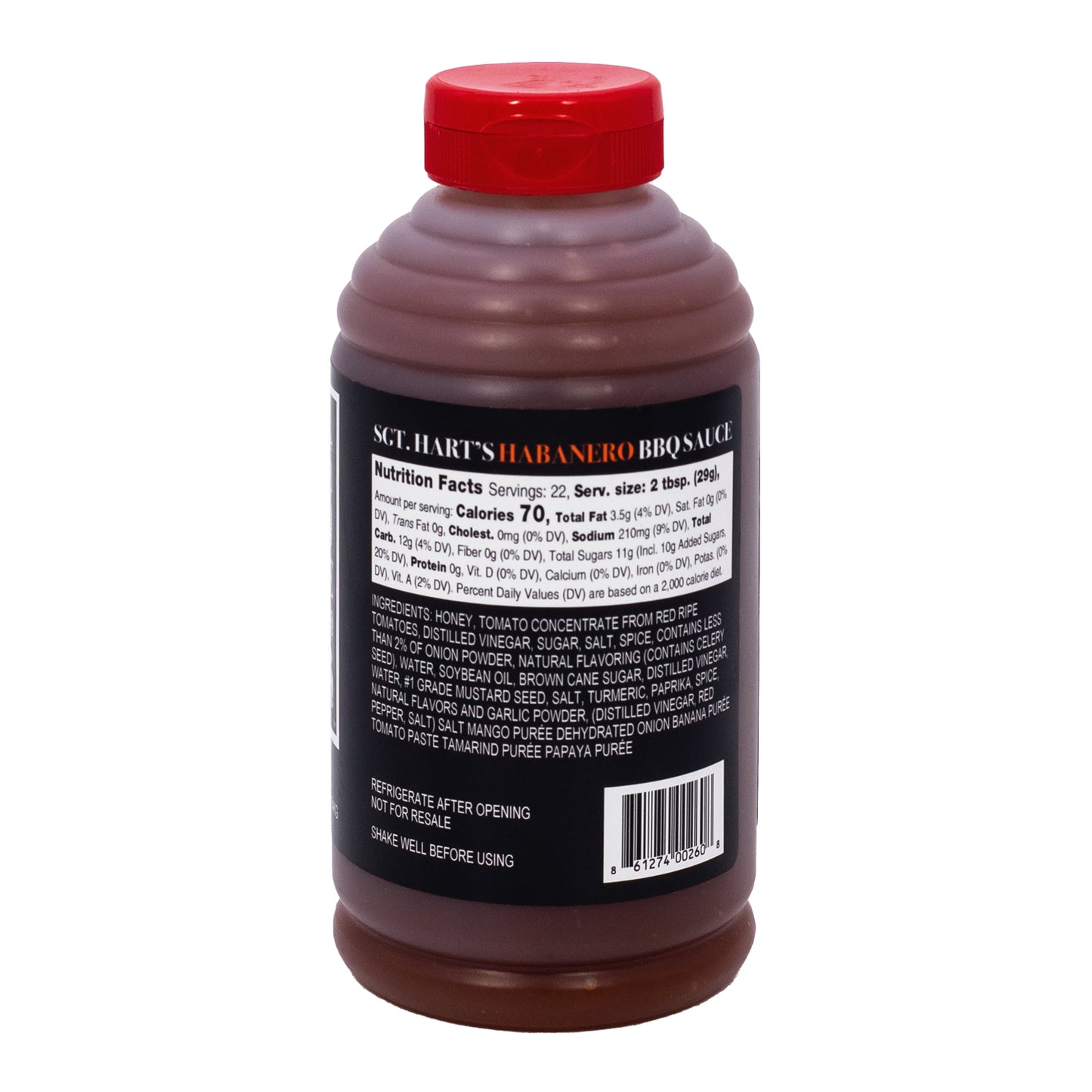 Habanero SGT Hart's Barbecue Sauce in gift