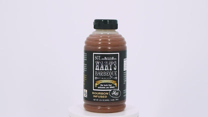 Bourbon Infused flavor SGT Harts Barbecue Sauce video